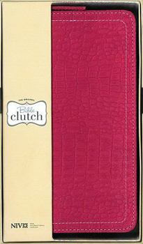 Paperback Holy Bible: New International Version Hot Pink Italian Duo-Tone Bible Clutch Book