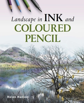 Paperback Landscape in Ink and Coloured Pencil Book