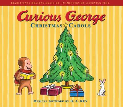 Paperback Curious George Christmas Carols Book & CD Book