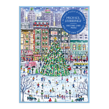 Misc. Michael Storrings Christmas in the City Greeting Card Puzzle Book
