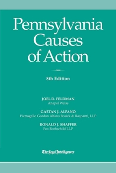 Paperback Pennsylvania Causes of Action, 8th Edition Book