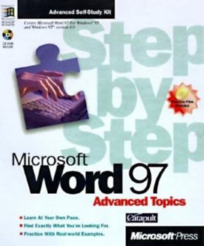 Paperback Microsoft Word 97 Step by Step: Advance Topics [With *] Book