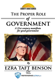 Paperback The Proper Role of Government: A Political Manifesto for the 21st Century Book