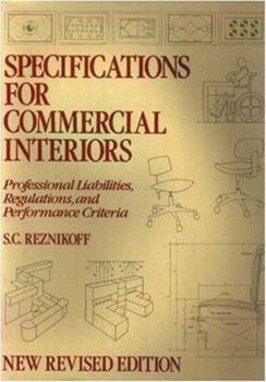 Hardcover Specifications for Commercial Interiors Book