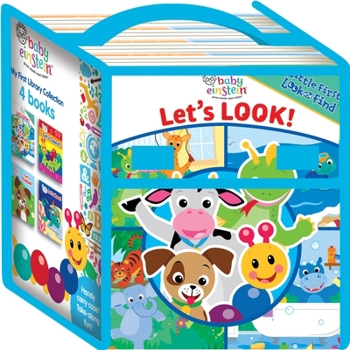 Baby Einstein 4-Book My First Look and Find Vinyl Bag Set 9781503724525
