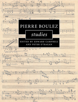 Paperback Pierre Boulez Studies Book