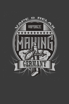 Vaper Notizbuch: 120 Seiten, Punktraster, A5, weißes  Papier (German Edition)