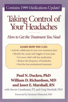 Paperback Taking Control of Your Headaches: How to Get the Treatment You Need Book