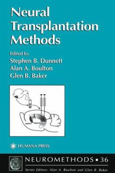 Paperback Neural Transplantation Methods Book