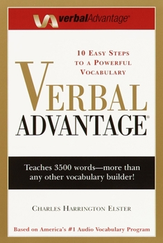 Paperback Verbal Advantage: Ten Easy Steps to a Powerful Vocabulary [Large Print] Book