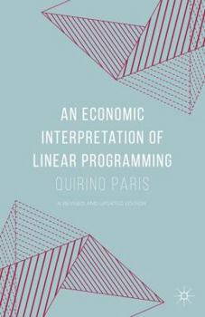 Hardcover An Economic Interpretation of Linear Programming Book