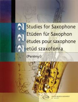 Paperback 222 Studies for Saxophone Book