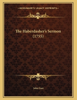 Paperback The Haberdasher's Sermon (1755) Book