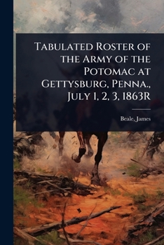 Tabulated Roster of the Army of the Potomac at Gettysburg, Penna., July 1, 2, 3, 1863R