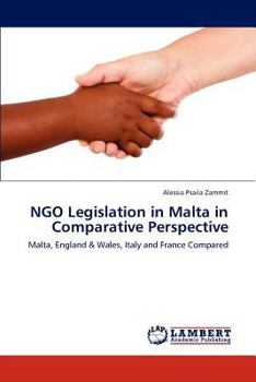 Paperback NGO Legislation in Malta in Comparative Perspective Book