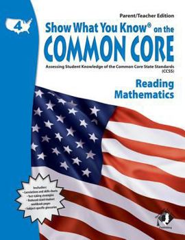 Paperback Swyk on the Common Core Gr 4, Parent/Teacher Edition: Assessing Student Knowledge of the Common Core State Standards Book