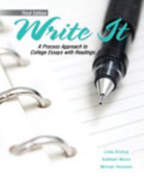 Paperback Write It: A Process Approach to College Essays with Readings Book