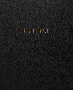 Graph Paper: Executive Style Composition Notebook - Traditional Black Leather Style, Softcover | 7.5 x 9.25 - 100 pages (Office Essentials)