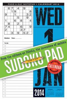 Calendar Sudoku Page-A-Day Notepad and 2014 Calendar Book