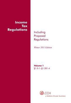 Paperback Income Tax Regulations (Winter 2011), December 2010 Book