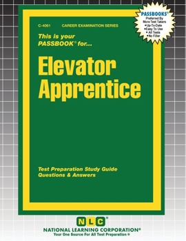 Paperback Elevator Apprentice Book