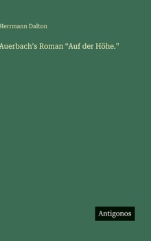 Auerbach's Roman "Auf der Höhe."