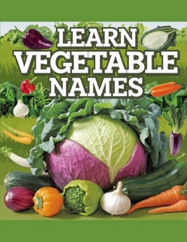 Paperback Learn Vegetable Names Book