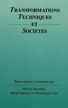 Paperback Transformations Techniques Et Sociétés [French] Book