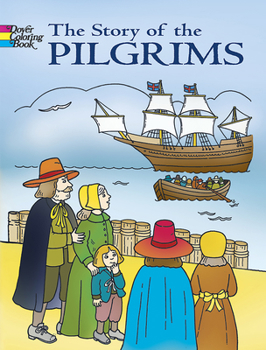 Paperback The Story of the Pilgrims Coloring Book