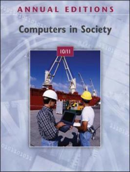 Paperback Annual Editions: Computers in Society 10/11 Book