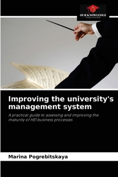 Paperback Improving the university's management system Book