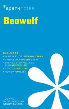 Paperback Beowulf Sparknotes Literature Guide: Volume 18 Book