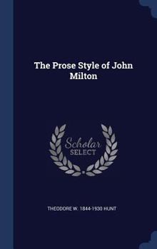 Hardcover The Prose Style of John Milton Book