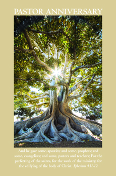 Paperback Pastor Anniversary Bulletin (Pkg 100) Pastor Appreciation Book