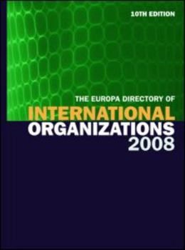 Hardcover Europa Directory of International Organizations Book