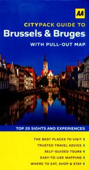 Paperback Brussels & Bruges (AA CityPack Guides) Book