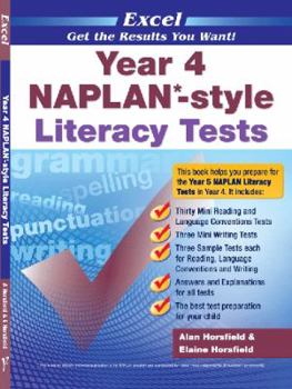 Paperback Excel - Year 4 Naplan*-style Literacy Tests (Naplan Tests Are Sat By Students Australia-wide) Book