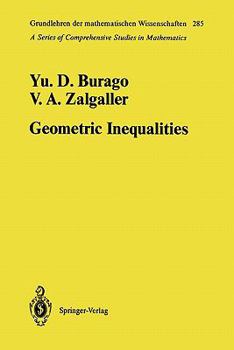 Paperback Geometric Inequalities Book