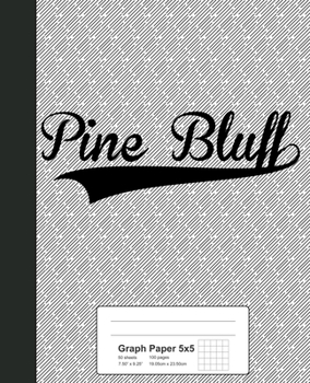 Paperback Graph Paper 5x5: PINE BLUFF Notebook Book