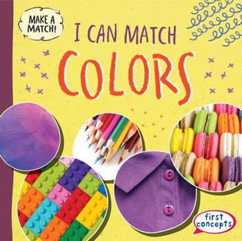 Paperback I Can Match Colors Book