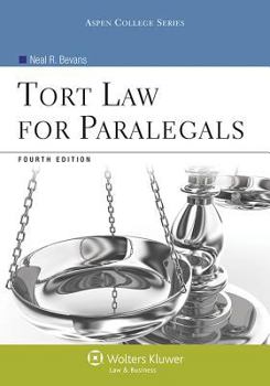 Paperback Tort Law for Paralegals Book