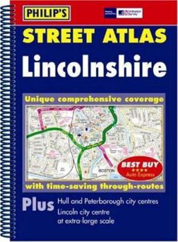 Paperback Street Atlas Lincolnshire Book