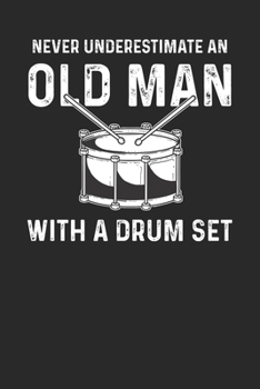 Paperback Notebook: Drummer 6x9 Dot Grid 120 Pages Book