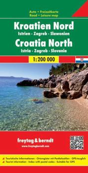 Croatia, North Istria Road Map (Road Maps)