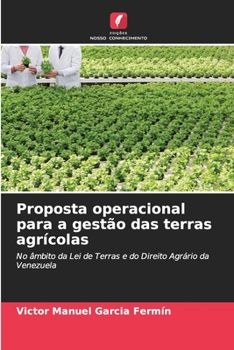 Paperback Proposta operacional para a gestão das terras agrícolas [Portuguese] Book