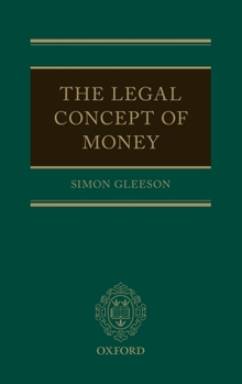 Hardcover Legal Concept of Money C Book