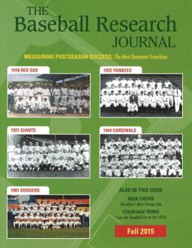 Paperback The Baseball Research Journal, Volume 44, Number 2 Book
