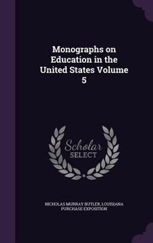 Hardcover Monographs on Education in the United States Volume 5 Book