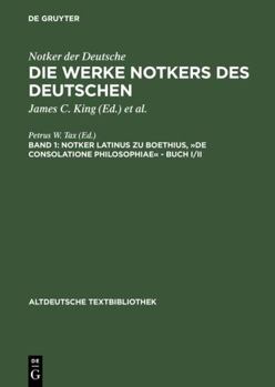 Perfect Paperback Boethius, »De consolatione Philosophiae« – Buch I/II (Altdeutsche Textbibliothek, 94) (German Edition) [German] Book