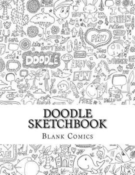 Paperback Doodle Sketchbook: 128 Pages, Comic Panel, for Drawing Your Own Comics, Idea and Design Sketchbook, for Artists of All Levels Book